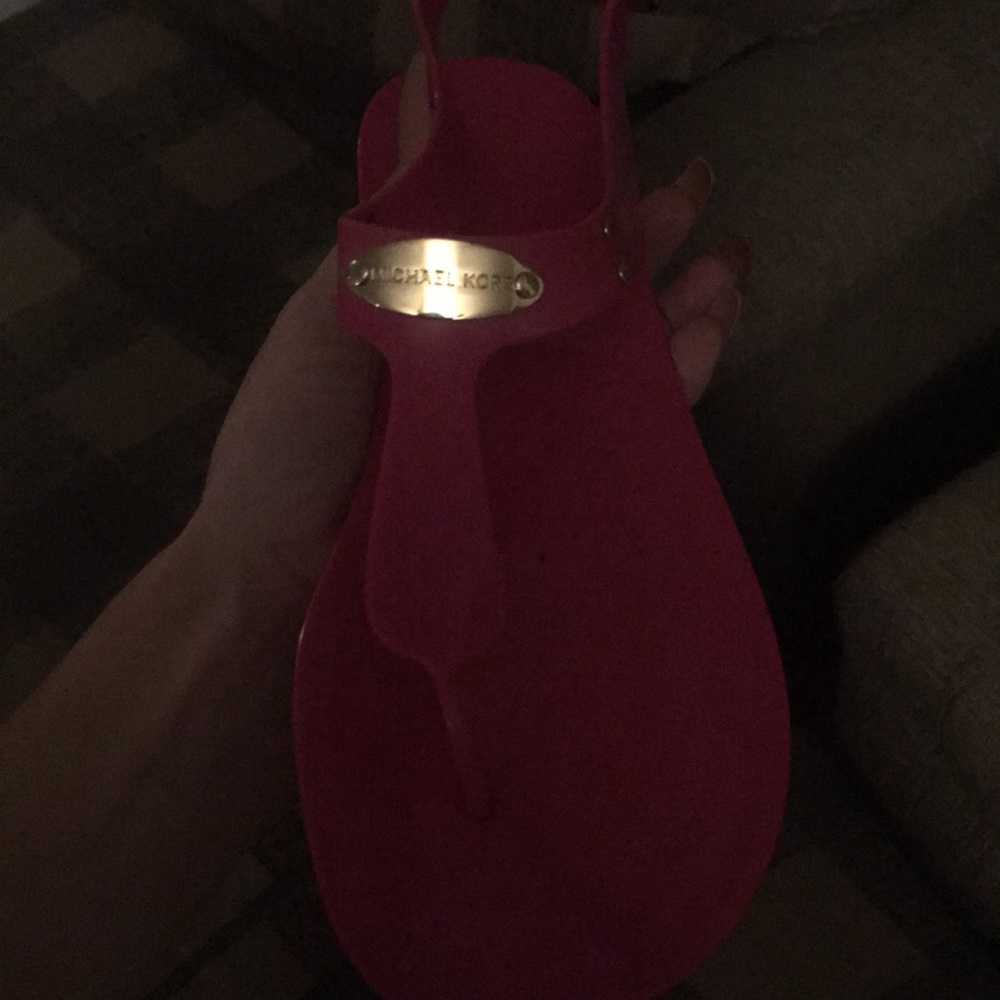 Micheal Kors pink sandals